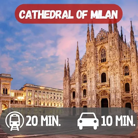 Apartament 10' Linate Airport, Perfect For Visiting Mediolan