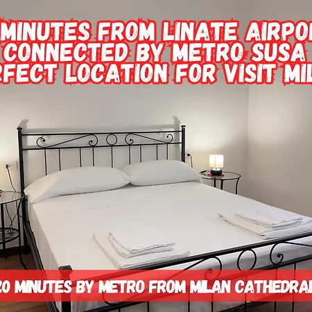 10' Linate Airport, Perfect For Visiting Apartamento
